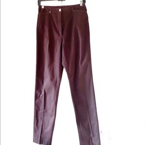 Express Blues Womens Chocolate Brown Stretch Pants Size 5/6 28" Waist Riding